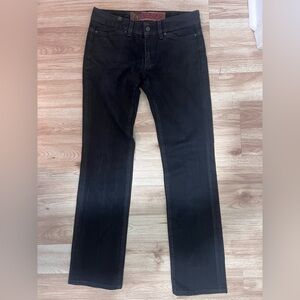 Notify Nerium Black Straight Leg Jeans Womens 28 Mid Rise NWOT